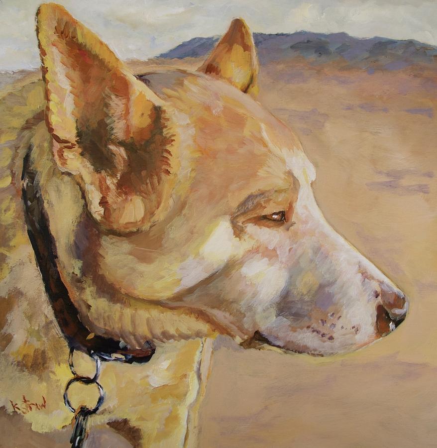 Dog Painting - Anna by Kellie Straw