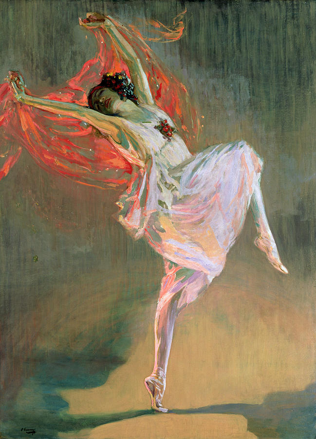 Anna Pavlova, 1910 Painting by Sir John Lavery