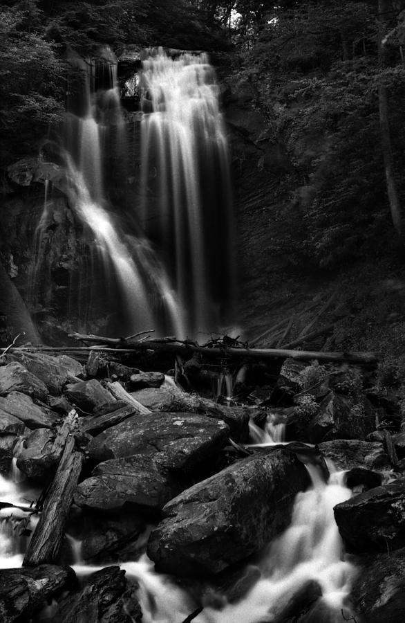 Waterfall Photograph - Anna Ruby Falls Right Side by Greg and Chrystal Mimbs