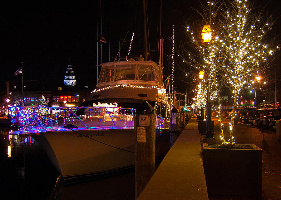 Annapolis Christmas Photograph by William H Thayer Pixels