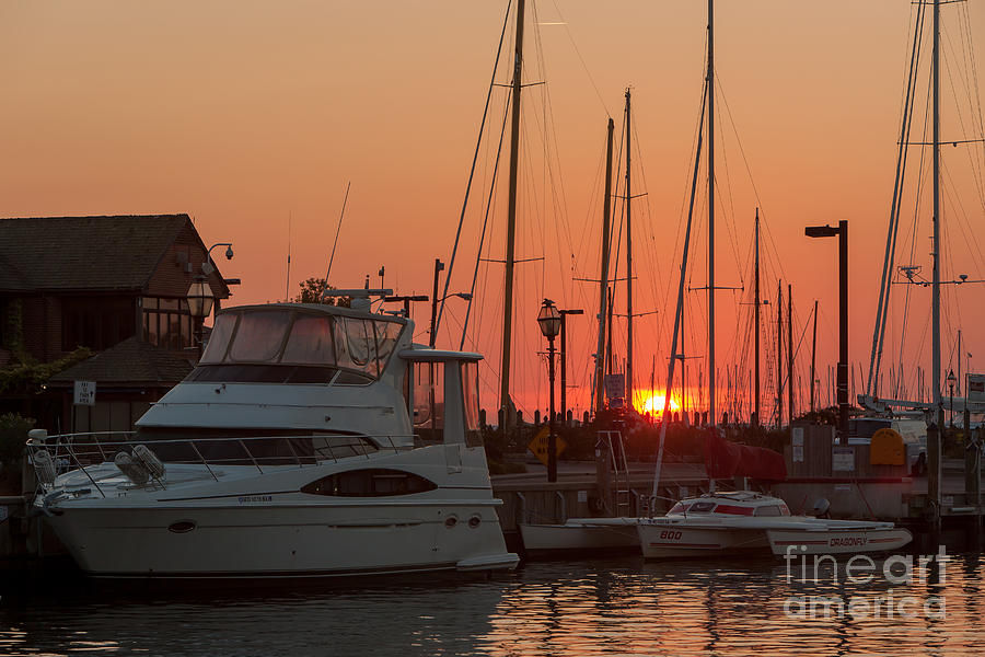 Annapolis Harbor Sunrise III Photograph by Clarence Holmes