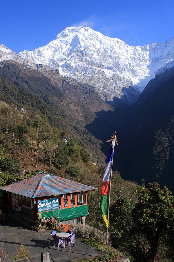 Annapurna South, The Himalayas, Nepal #1 Photograph by Aidan Moran