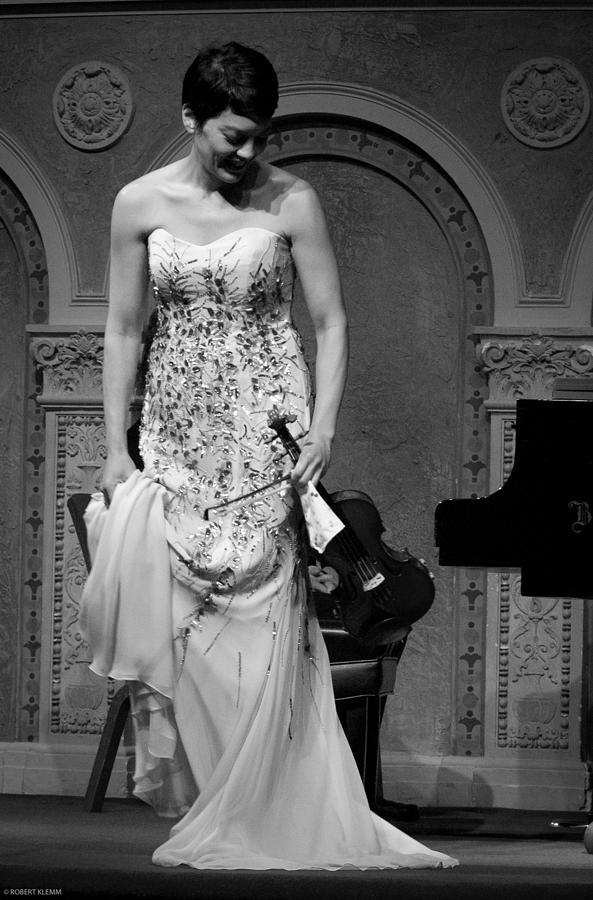 Anne Akiki Meyers Concert Violinist Photograph by Robert Klemm