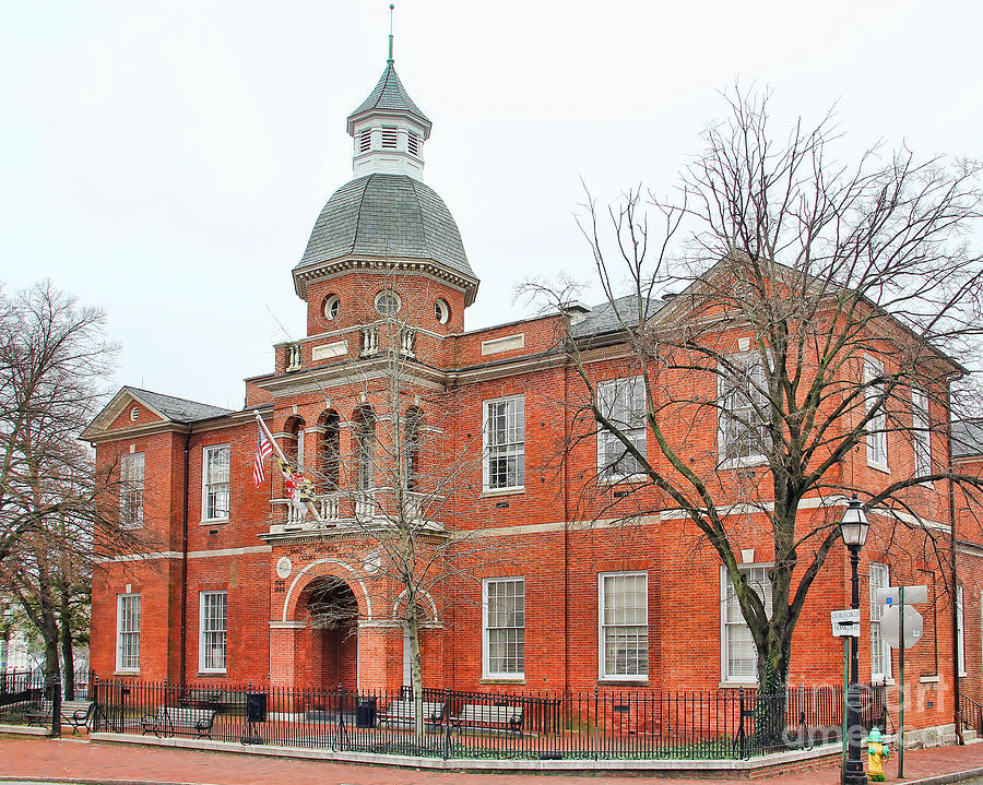 Anne Arundel County Court House in Annapolis  1219 Photograph by Jack Schultz