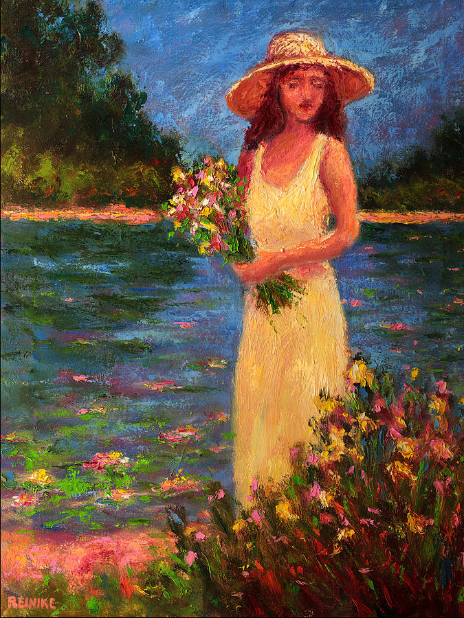 Annes Garden Painting by Vernon Reinike Annes Garden Painting by Vernon Reinike