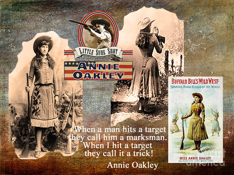 Annie Oakley Digital Art - Annie Oakley by Maureen Tillman