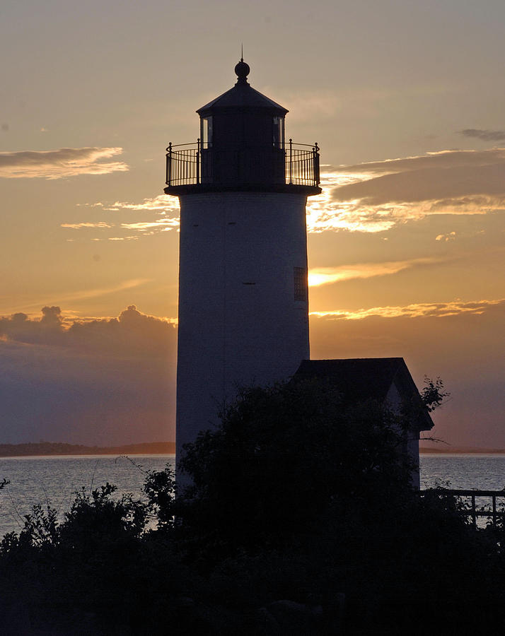 Sunset Photograph - Annisquam Lighthouse Sunset by Richard Bryce and Family