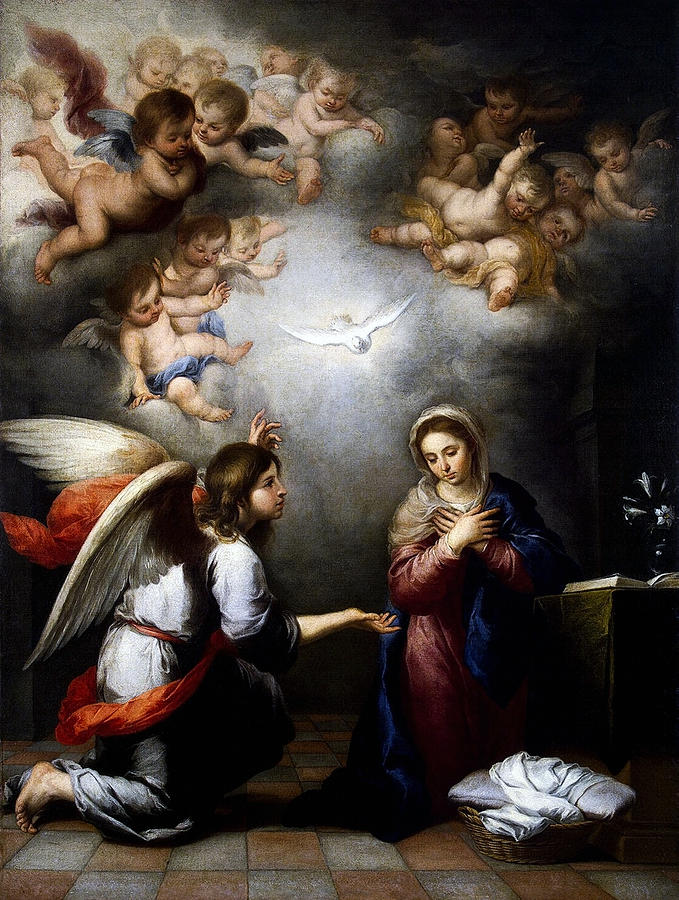 Annunciation by Esteban Murillo Annunciation by Esteban Murillo
