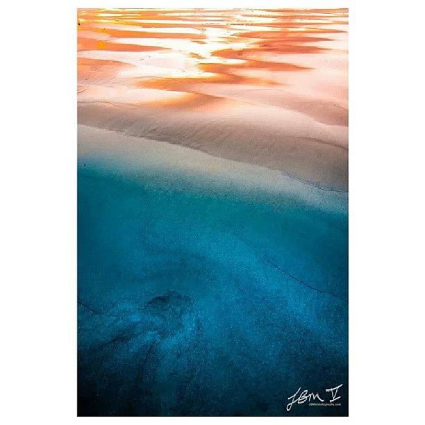 Another Abstract Sunset From The Surf Photograph by Jb Manning