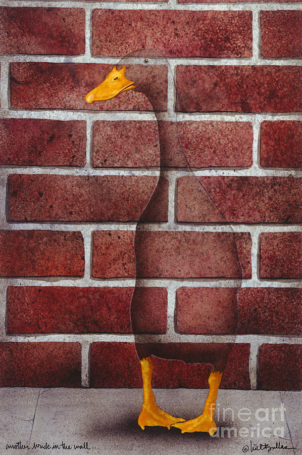 Another Brick In The Wall... Painting by Will Bullas