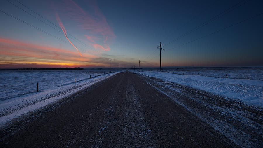 another Cold Road to Nowhere Photograph by Aaron J Groen