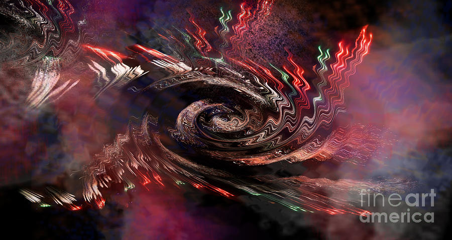 Another Galaxy Digital Art by Jim Fitzpatrick