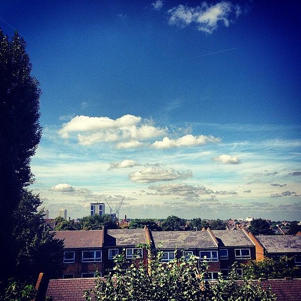 London Photograph - Another Gorge Day! #london#sky#clouds by Andrea Drudikova