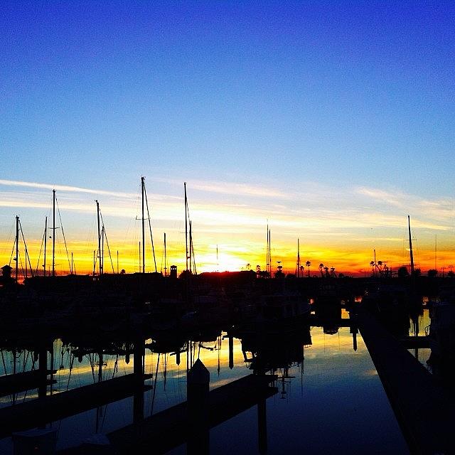 Sunset Photograph - Another Great #sunset In #venturaharbor by Tristan Thames