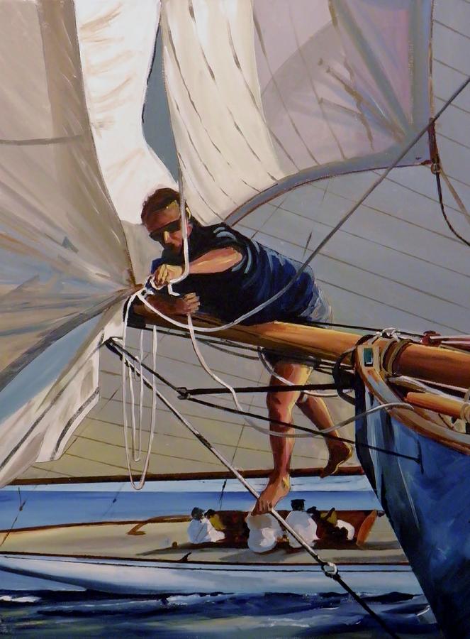 Another Knot Painting by Terence R Rogers
