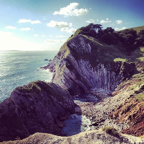 Portland Photograph - Another #latergram Of #lulworthcove by Robyn Chell