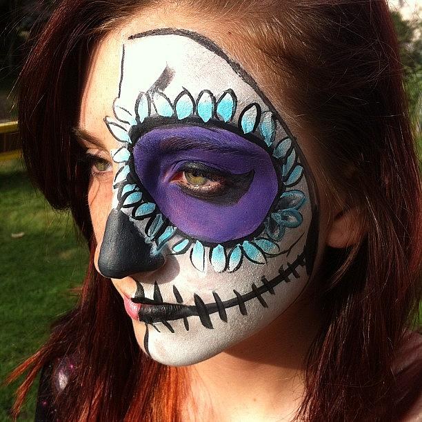 Another Of My Face Paints! First Sugar Photograph by Michaela Zinsmeister