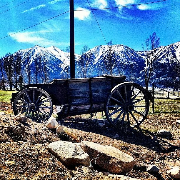 Mountain Photograph - Another One From Yesterday. #wagon by David Williams