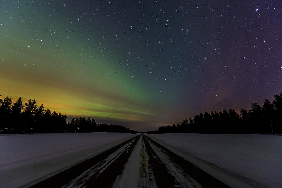 Another road to Aurora Photograph by Nebojsa Novakovic