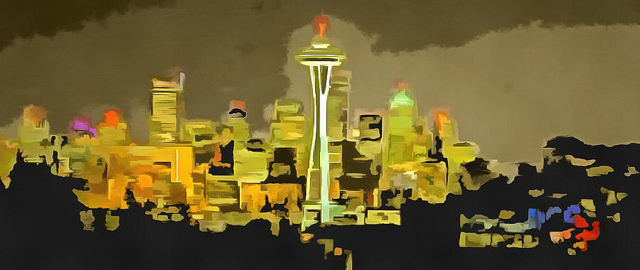 Another Seattle Skyline Photograph by CarolLMiller Photography
