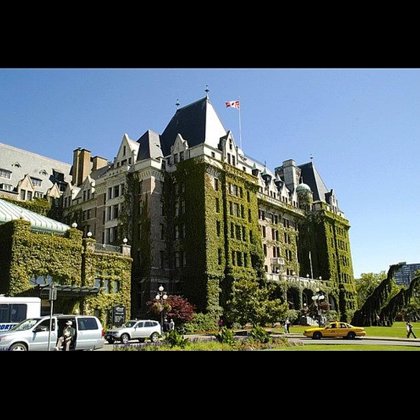 Canada Photograph - Another Shot Of The Empress Hotel In by Couvegal Brennan