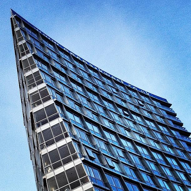 Blue Photograph - Another Spiky Building. #blue #steel by Alex Nisbett