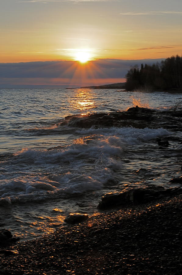 Another Superior Sunset Photograph by Sandra Updyke
