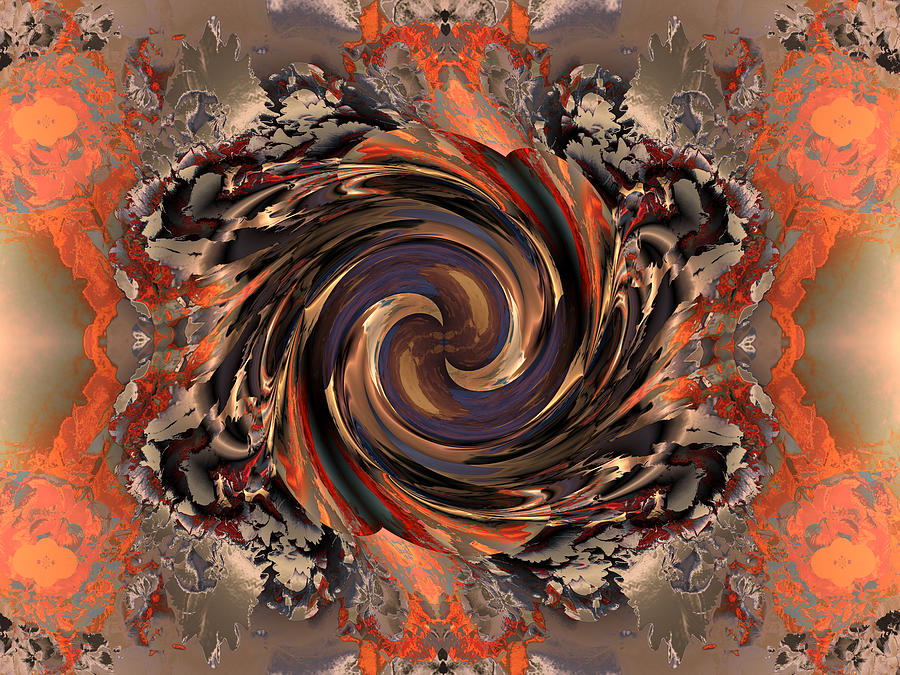 Abstract Digital Art - Another Swirl by Claude McCoy