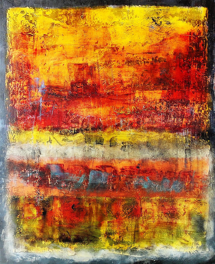 Abstract Painting - Another time by Katie Black