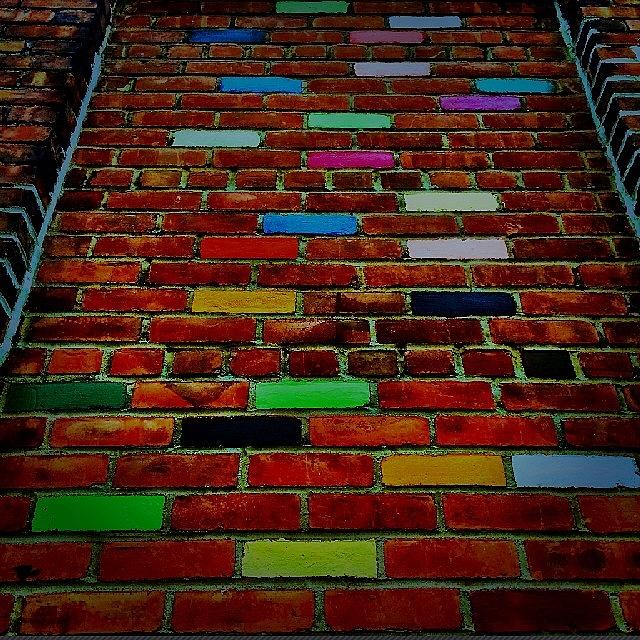 Brickwall Photograph - Another Williamsburg Wall. They Really by Merideth Bray