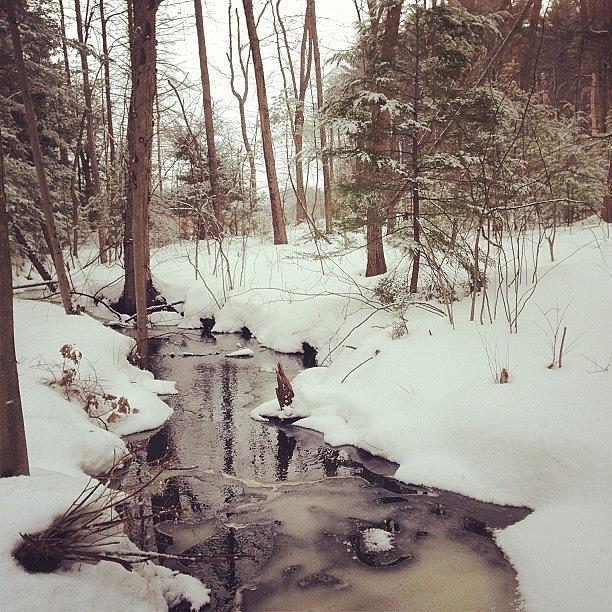 Another Winter Creek Photograph by Midlyfemama Kosboth