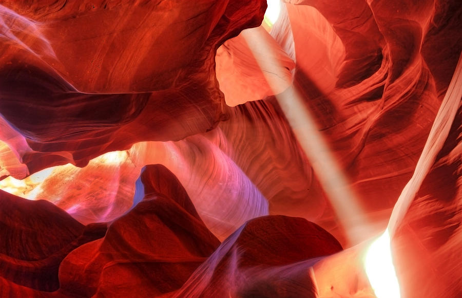 Antelope Canyon Photograph - Another World - Antelope Canyon by Gregory Ballos