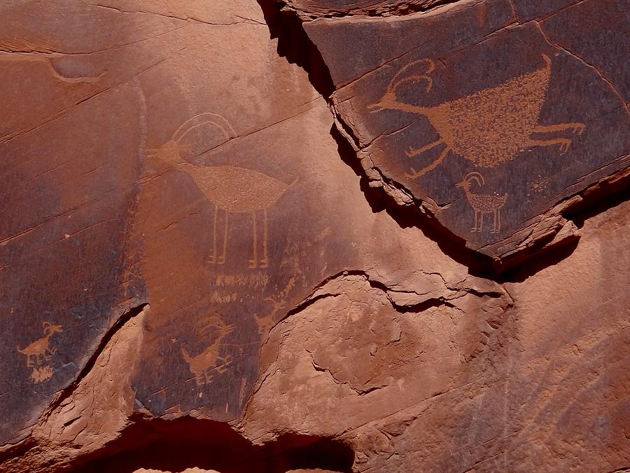 Ansel Adams Petroglyphs Photograph by Keith Stokes