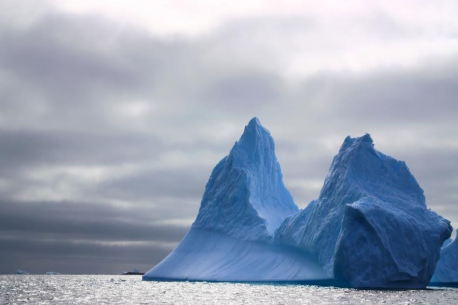 Winter Photograph - Antarctic Iceberg 2 by FireFlux Studios