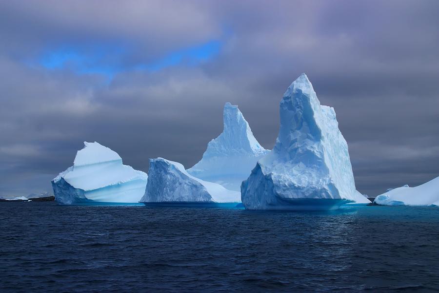 Winter Photograph - Antarctic Iceberg 3 by FireFlux Studios