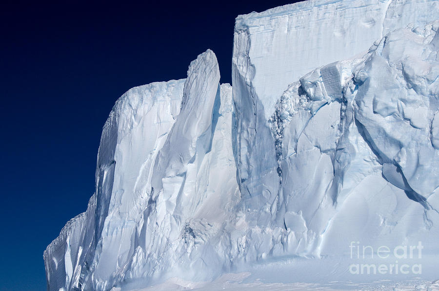 Antarctic Iceberg Photograph by David Lichtneker
