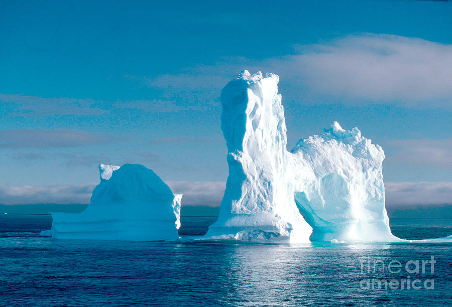 Antarctic Icebergs Photograph by Art Wolfe
