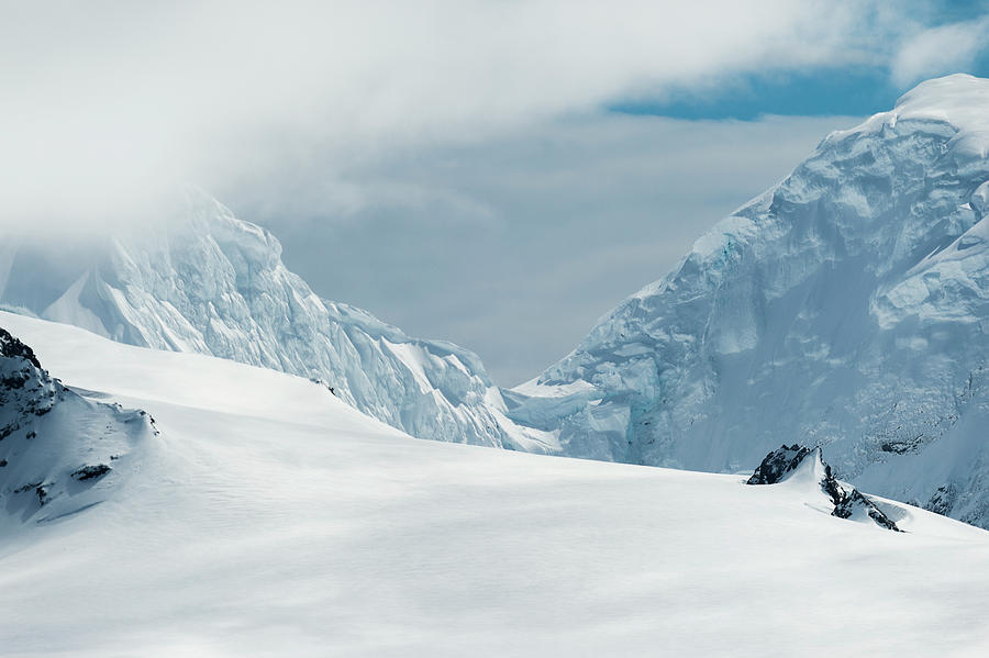 Antarctic Mountains  Antarctica Photograph by Deb Garside