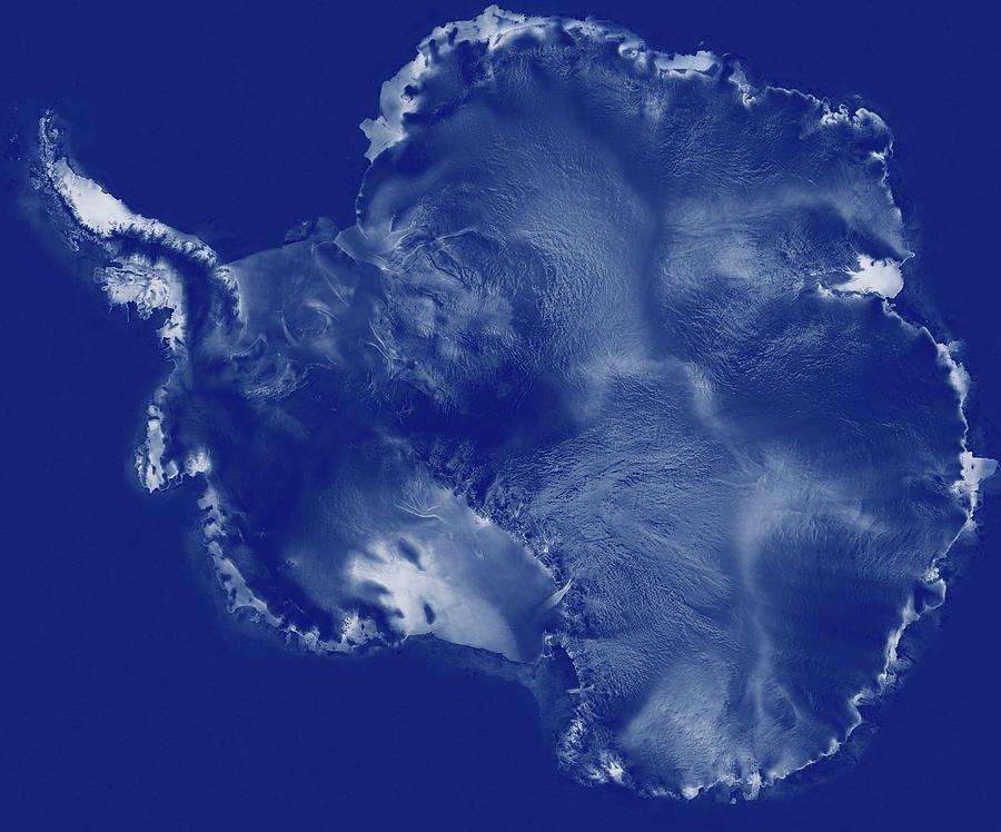 Antarctica Photograph by Nasa/gsfc-svs/canadian Space Agency, Radarsat ...