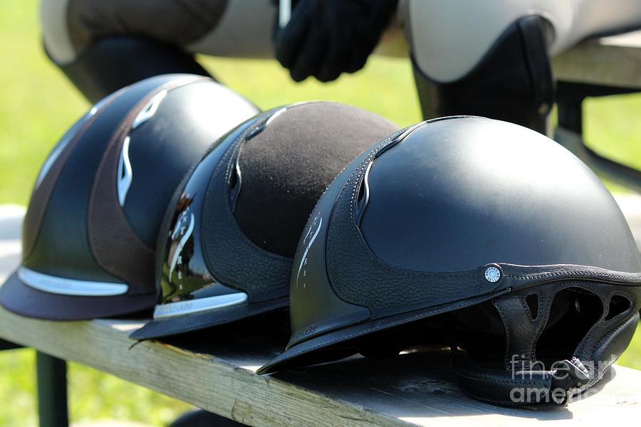 Antares Helmets Photograph by Janice Byer