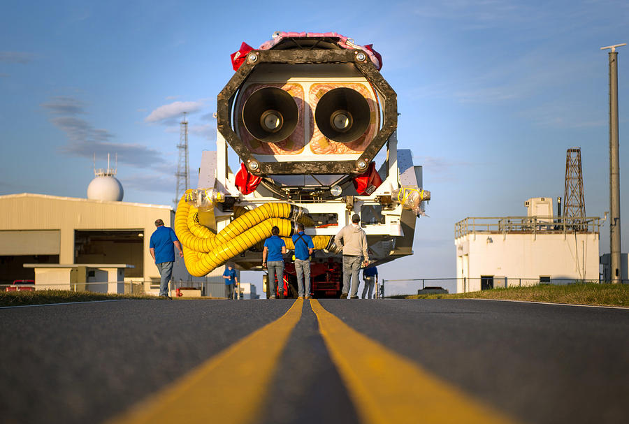 Antares Rocket Rollout Photograph by Science Source