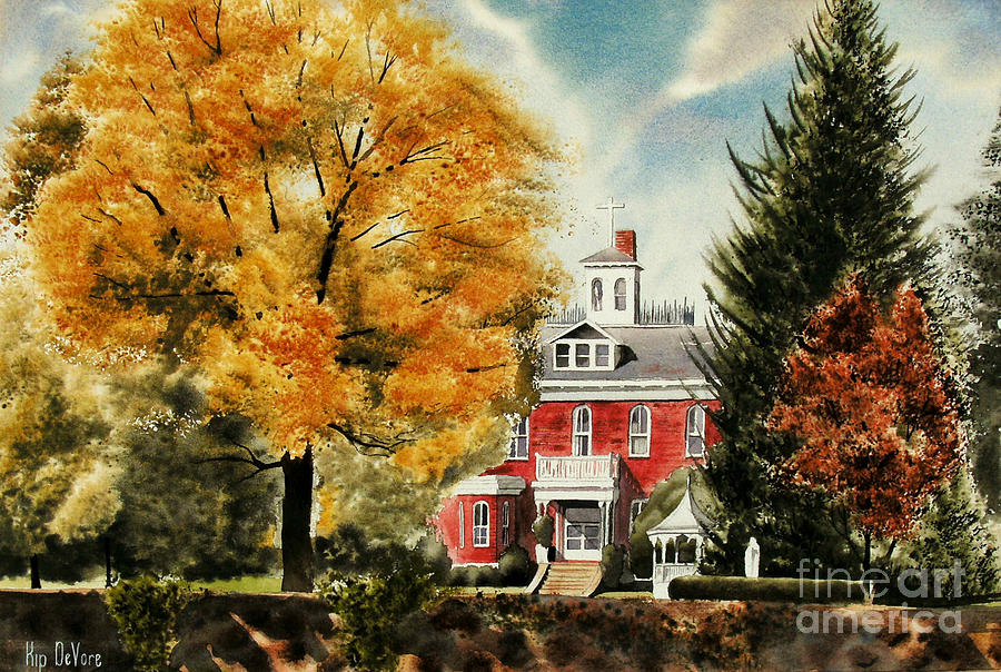 Fall Painting - Antebellum Autumn II by Kip DeVore