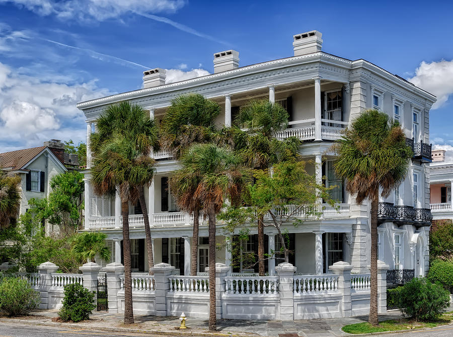 Antebellum Home - Charleston Photograph by Frank J Benz