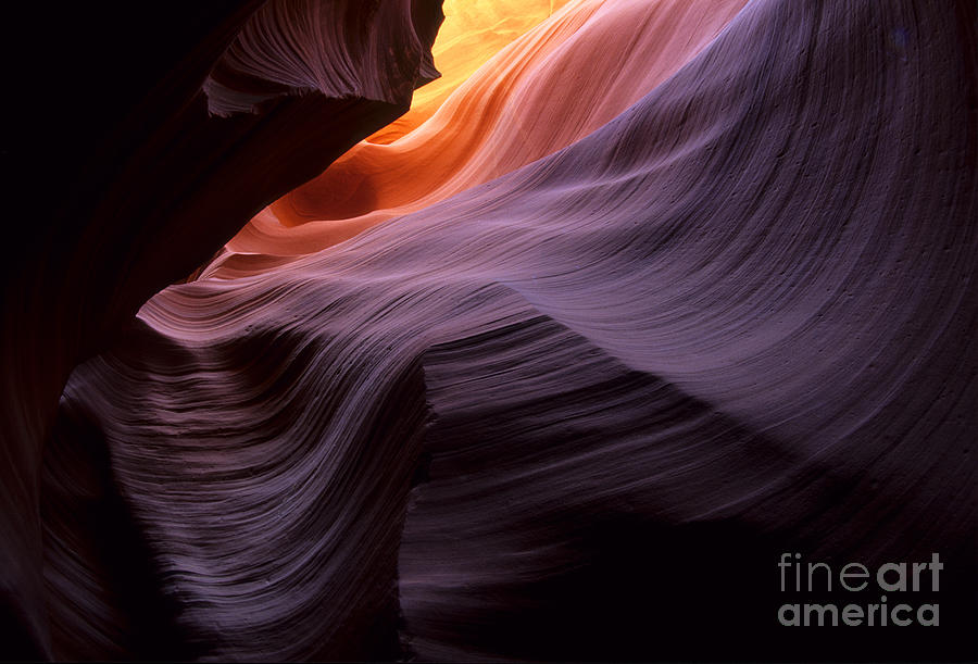 Antelope Canyon A Touch Of Magic Photograph by Bob Christopher