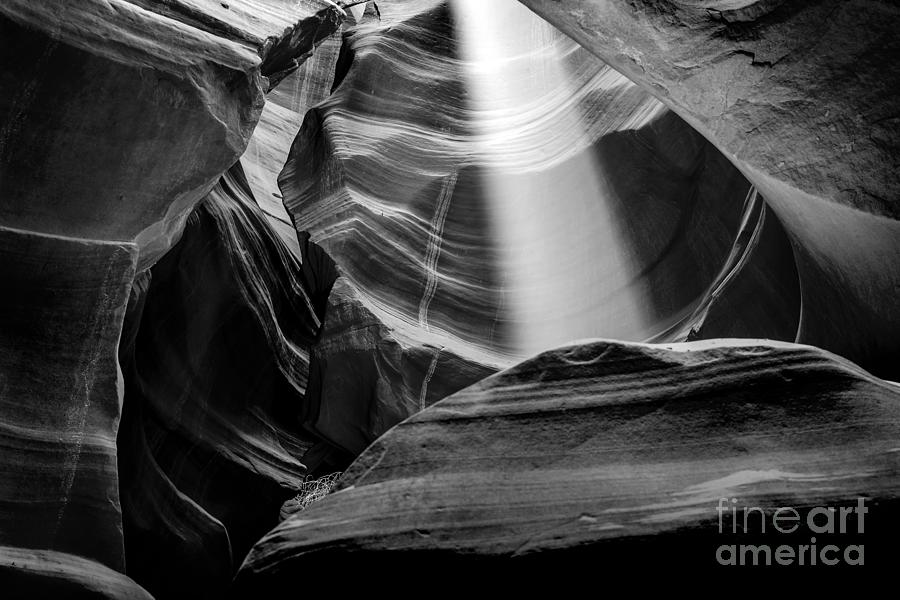Antelope Canyon Photograph - Antelope Canyon Beam 2 by Az Jackson