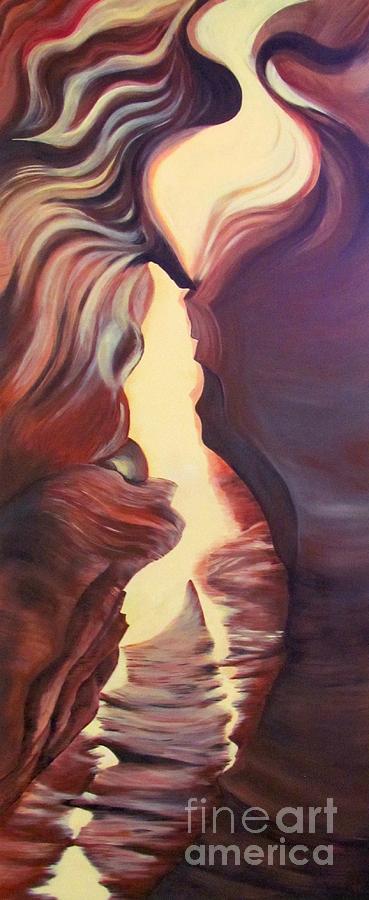 Antelope Canyon Painting by Mandy Joy