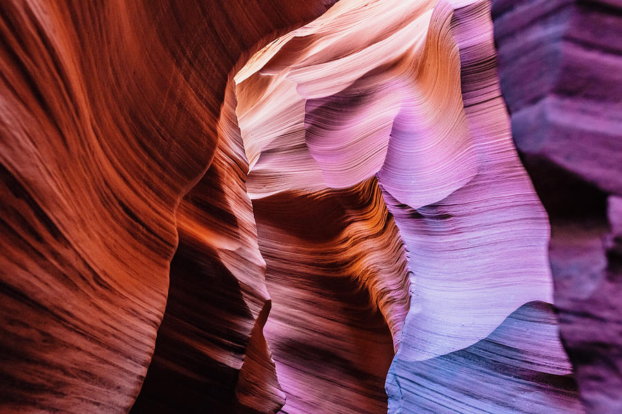 Antelope Canyon Spiral Rock Arches Photograph by Deimagine
