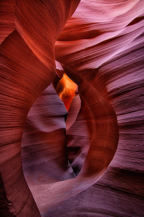 Antelope Canyon Tunnel Photograph by Michael Ash