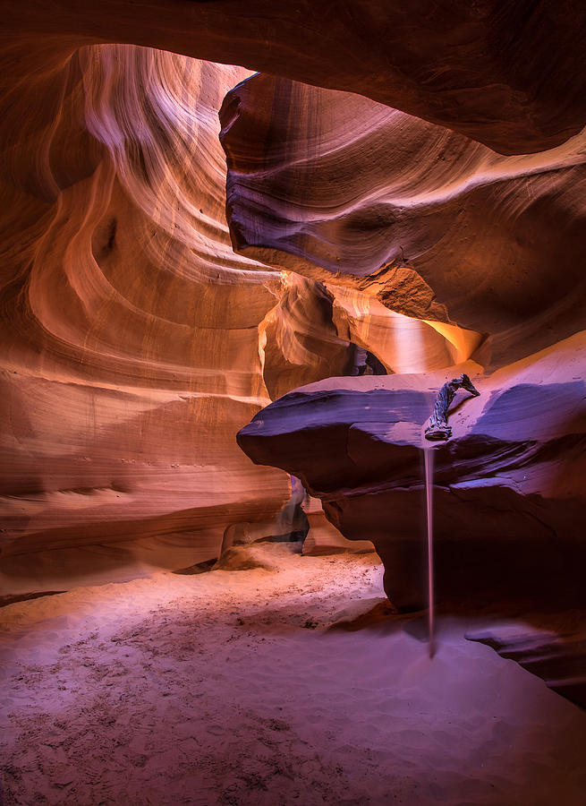 Antelope Canyon weeping sands Photograph by Pierre Leclerc Photography