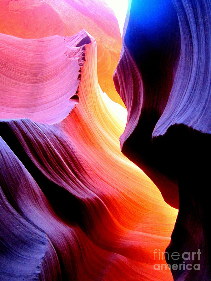 light symphony of Antelope canyon #6 Photograph by Kumiko Mayer